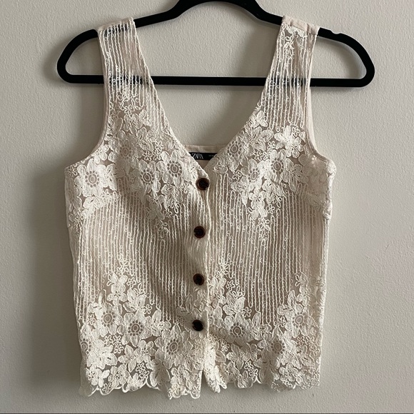Zara Tops - Zara lace Top